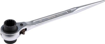 YATO Ključ nasadni dvostrani s grčetkom 19x22 mm YT-4937 YATO