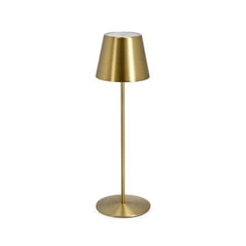 Stolna led lampa Bolzano Eterium Ø12, zlatna metalna