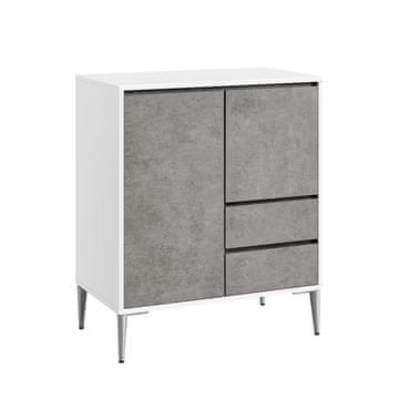 Songmics Komoda 40x70x85 cm Siva, 27.7 kg
