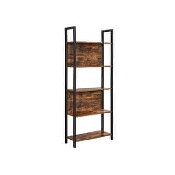 Songmics Knjigovod 62x24x165 cm smeđa