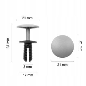1x univerzalni rascjepni klin za tapaciranje 8 mm