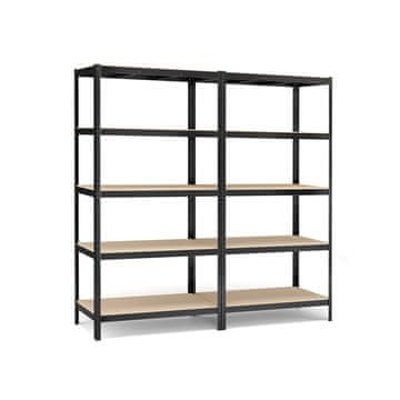 Songmics Čvrsta polica 200x120x60 cm plava