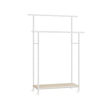 Songmics Vješalica za odjeću 39.6x98.5x156.8 cm Bež