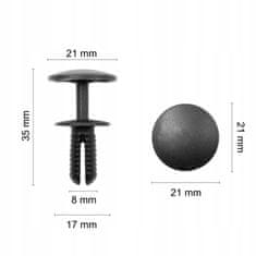 1x spina kolica za tapicerstvo univerzalna 8 mm
