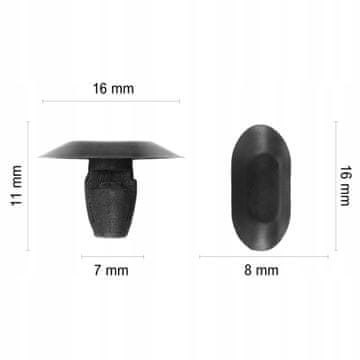 1x spinka uszczelki citroen peugeot 206 307 406