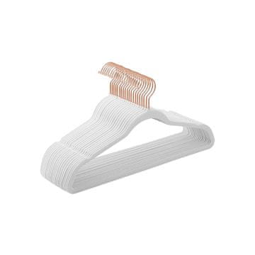 Songmics Vješalice za odjeću, set od 20 komada, 42x0.5x21.5 cm, crne boje