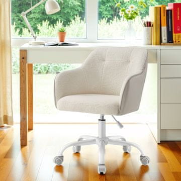 Songmics Uredska stolica 64x64x83-93 cm Plava