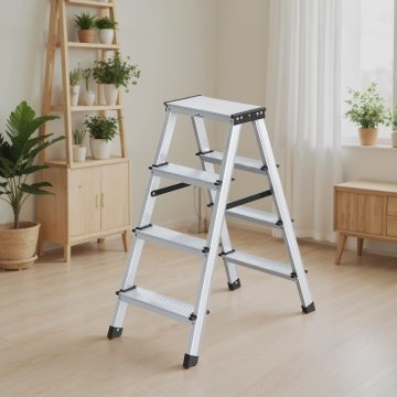 Songmics Skalamerda 3 stepenice 45x35.5x38 cm Siva