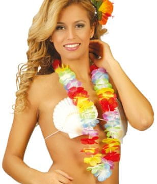 Guirca Havajska ogrlica HAWAJE Aloha šarena cvjetna