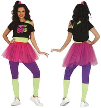Guirca Kostim fitness neon disko party 80-ih M