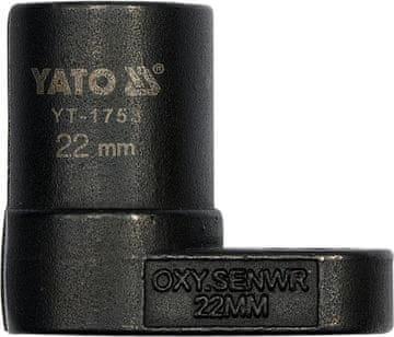 YATO Ključ za sondu lambda 22 mm YT-1753 YATO
