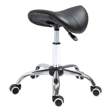 Homestar Stolica za sedlo 52x53x49-61 cm Crna