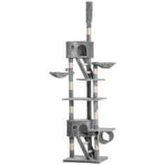 Homestar Stablo za mačke 60x45x240-260 cm Svijetlo siva