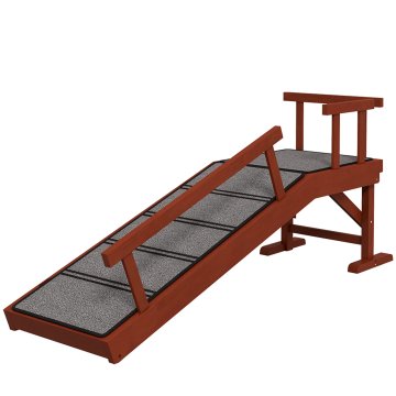 Homestar Kućni ljestve za kućne ljubimce 125x40x56 cm Sive boje