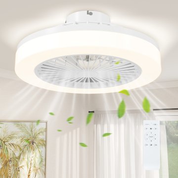 Homestar Stropni ventilator s svjetlom 46x16 cm bijeli