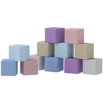 Homestar Set pjenastih građevnih blokova 12 komada 20x20x20 cm višebojno