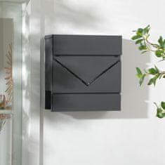 Homestar Poštanski sandučić 37x10.5x37 cm Tamno siva