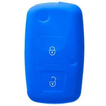 Silikonska torbica zaštitna navlaka za ključ VW Skoda Seat, plava