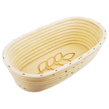 Artemis Koszyk Rattanowy do Wyrastania Formowania Chleba Ciasta na Bochenek 1kg