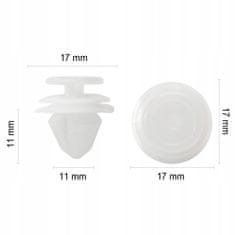 10x spina kołek tapicerki drvi citroen c3 c4 c5