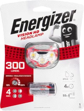 Čelna lampa ENERGIZER VUSION HD 300