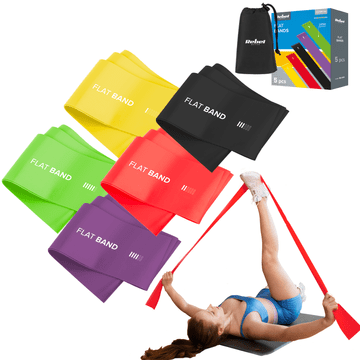 Rebel Set od 5 gumenih traka za vježbanje, rehabilitacijski fitness band 2m rebel