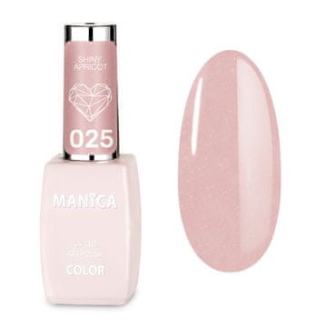 Manica Lakier hybrydowy LED/UV 10ml - Shiny Apricot - 025