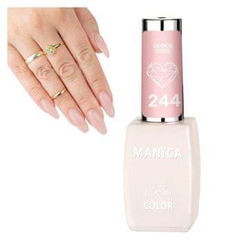 Lakier hybrydowy LED/UV Manica 10 ml - Cookie Code-244