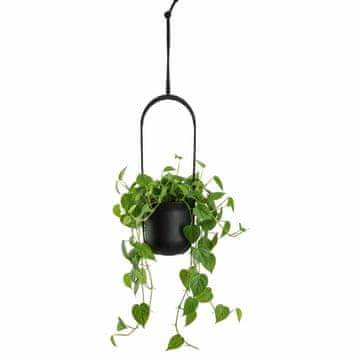 Donica viseća aera hang reciklirana crna 17,9 cm