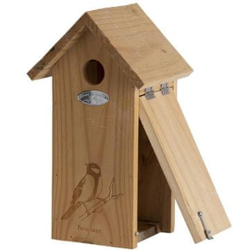 Esschert Design Budka lęgowa od drveta bora, h30 cm