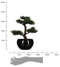 Atmosphera Bonsai stablo u crnoj posudi 36 cm