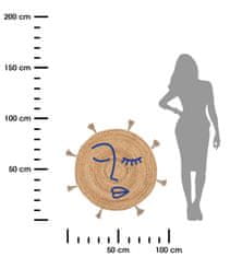 Atmosphera Okrugli juteni tepih Soleya 80 cm