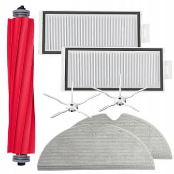 Set dodatka za četke i filtre za mop za xiaomi roborock q7 max max+ t8