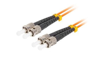 Lanberg Patchcord svjetlovodni lanberg mm st/upc-st/upc duplex 3.0mm om2 50/125 lszh 15m narančasti