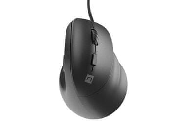 Natec Mysz przewodowa Natec Crake 2 Pro 12800 dpi vertikalna programabilna optička crna