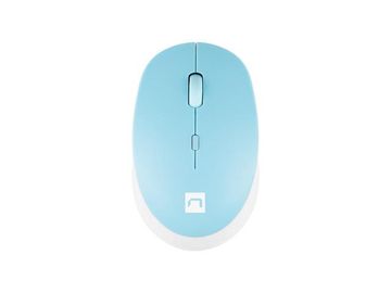 Natec Bežična miš Natec Harrier 2 bluetooth 5.1 1600 dpi s tihim klikom, bijelo-plava