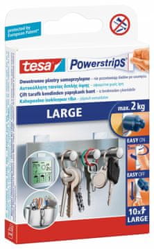 Tesa TESA trakice za montažu samoljepljive velike nosivosti do 2 kg bijele 10 kom