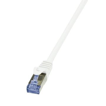 LogiLink Patchcord LogiLink CQ4011S kategorije 6A/7 600 MHz S/FTP PIMF 0,25 m bijela