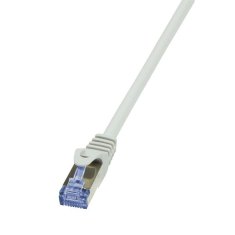 LogiLink CQ4062S Cat.6A/7 600 MHz S/FTP PIMF patch kabel 3,00 m sivi