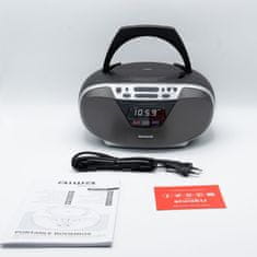 AIWA Aiwa BBTU-400SL prijenosni stereo sustav 6W FM Srebrna