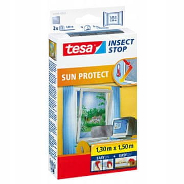 Tesa TESA mreža za prozore s ljepljivom trakom, zaštita od sunca, 1,3x1,5 m