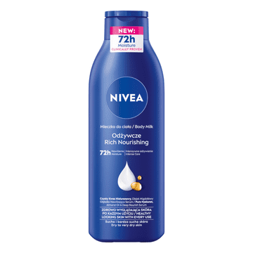 Nivea Nivea njegujuće mlijeko za tijelo, hidratantno 72h za suhu kožu, 250ml