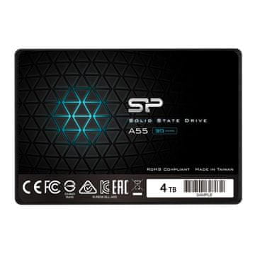 Silicon Power SSD disk Silicon Power A55 4TB 2.5" SATA3 (500/450 MB/s) 3D NAND 7mm