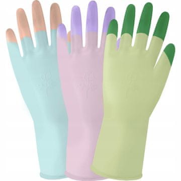 Vergionic Gumene rukavice 11″ VERGIONIC 2 para flokirane radne za kućanstvo