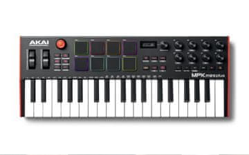 Akai Akai MPK MINI PLUS MIDI kontrolna tipkovnica, bijela/crvena/crna