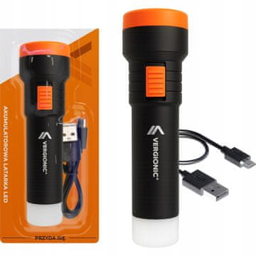 Vergionic Vergionic LED lampa s Li-ion baterijom od 300 mAh miniUSB 2xLED