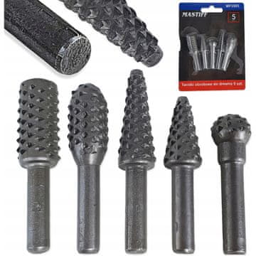 FALON-TECH Frez za drvo tarnik trnasti glodalice grizalice x5 set frezova
