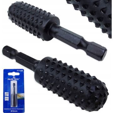 FALON-TECH Frez tarnik zdjerak poluokrugli za drvo 15 mm HEX Falon-Tech