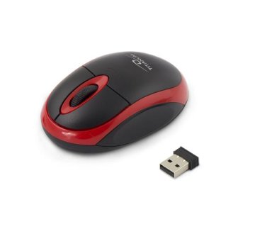 Titanum Bežični miš Titanum 3D Vulture optički 2.4 GHz, crno-crveni