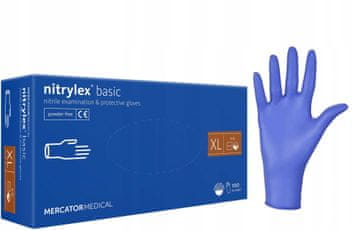 Nitrile rukavice 100 kom. Nitrylex Basic Dark Blue 10-XL